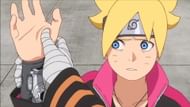 Naruto catches Boruto cheating during the Chunin Exams (Image via Studio Pierrot)